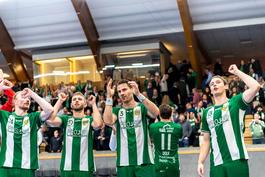 Hammarbys Henrik Olsson, Oliver Wigmark, Kevin Johansson