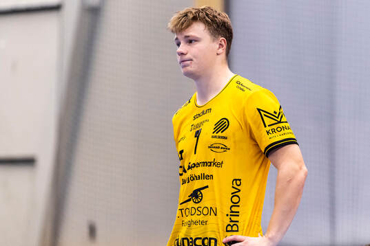 HF Karlskronas Isak Larsson deppar