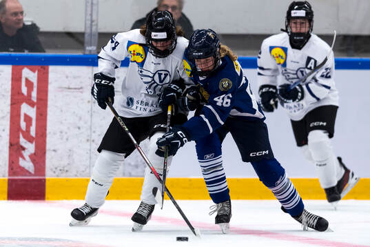 Västerbottens Emmy Tjärnlund och Göteborgs Lisa Lindbom