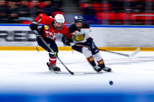 Gästriklands Elliot Lahtinen och Stockholm Nords Carl