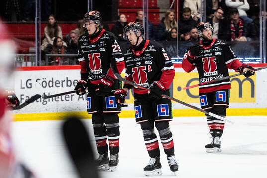 Örebros Milton Oscarson, Gustav Backström och Robin