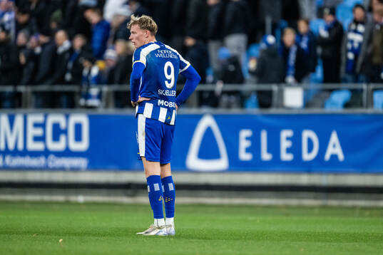 IFK Göteborgs Laurs Skjellerup deppar