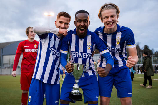 IFK Göteborgs Sebastian Bergren, Mahamed Abdi Abdikani och