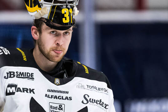 Västerås målvakt Jörgen Hanneborg deppar och
