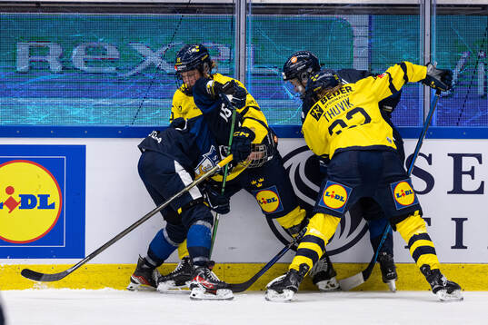Players of Sweden and Finland