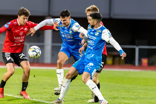 Trelleborgs Viktor Christiansson och Oddevolds Assad Al