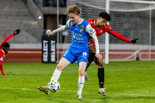 Oddevolds Julius Johansson och Trelleborgs Othmane Salama
