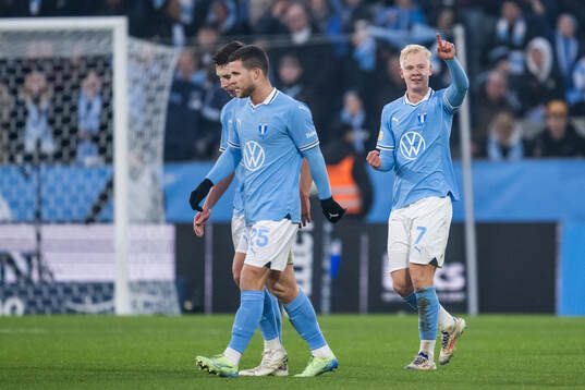 Malmö FFs Otto Rosengren jublar