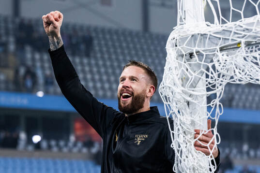 Malmö FFs Pontus Jansson jublar