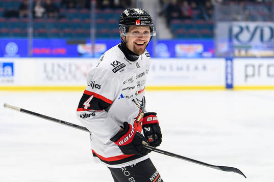 Nybro Vikings Ludwig Blomstrand jublar