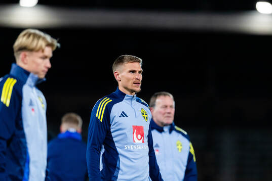 Carl Starfelt of the Swedish men’s national football team