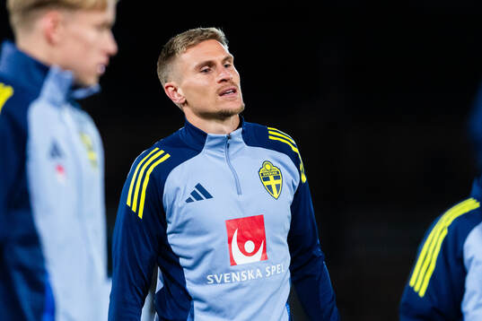Carl Starfelt of the Swedish men’s national football team