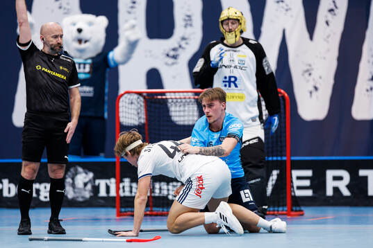 Växjös Filip Stjernberg och Warbergs Lucas Dahlström