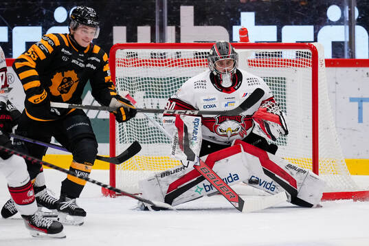 Malmö Redhawks målvakt Marek Langhamer