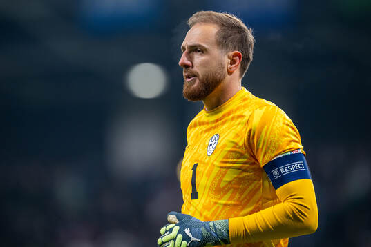 Goalkeeper Jan Oblak of Slovenia
