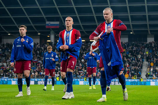 Lasse Berg Johnsen, Leo Østigård and Erling Braut Haaland