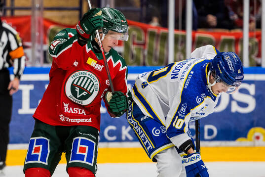 Frölundas Max Friberg och Leksands Anton Johansson
