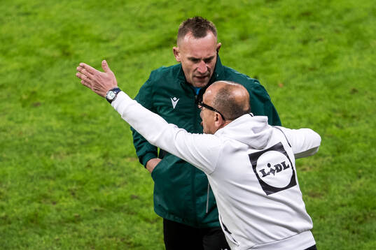 Head coach Francesco Calzona of Slovakia
