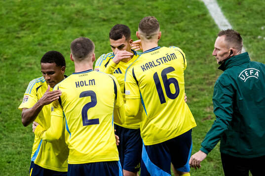 Emil Holm, Niclas Eliasson, Yasin Ayari and Jesper