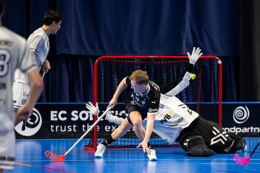 Helsingborgs målvakt Jonathan Nilsson släpper in bolen