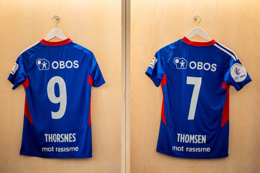 The kits of Elise Hove Thorsnes and Janni Bøgild Thomsen