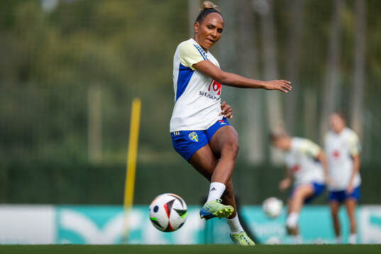 Madelen Janogy of the Swedish women's national football team