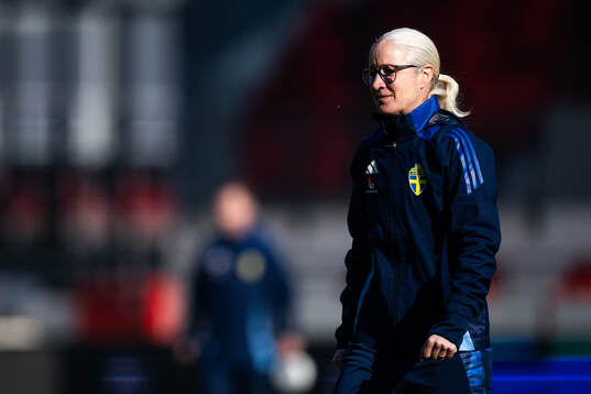Assistant coach Victoria Sandell of the Swedish women's
