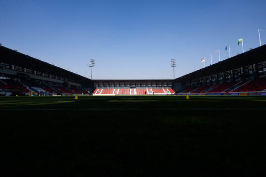 Interior view of Stadion Dubocica