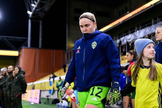 goalkeeper Sofia Hjern of Sweden