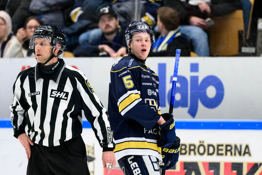 HV71s Victor Sjöholm deppar