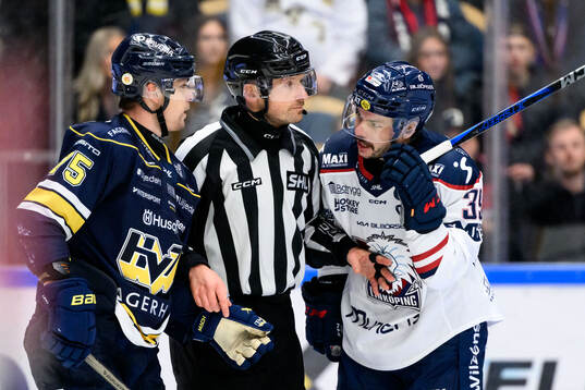 HV71s Radan Lenc och Linköpings Ty Rattie