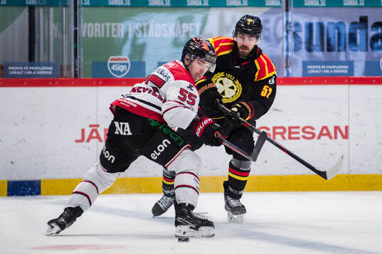 Örebros David Quenneville och Brynäs Jack Kopacka