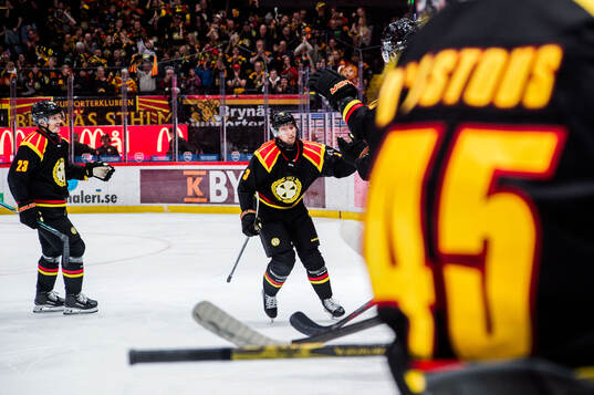Brynäs Christian Djoos jublar
