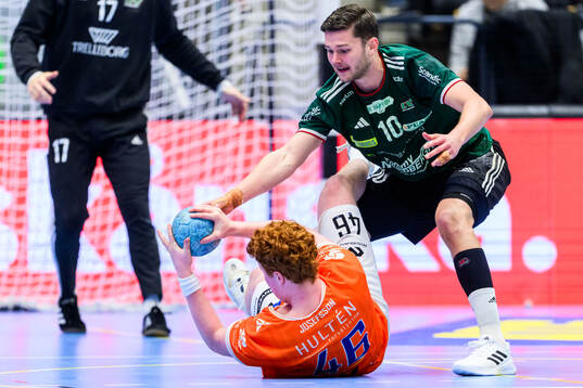 IFK Kristianstads Herman Josefsson och OV Helsingborgs