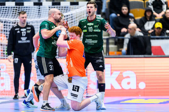 OV Helsingborgs Emil Andersson och IFK Kristianstads Herman