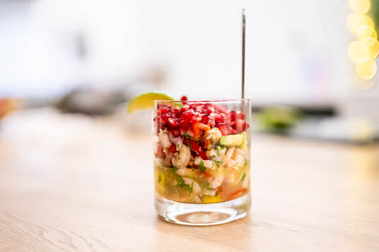Ceviche med räkor
