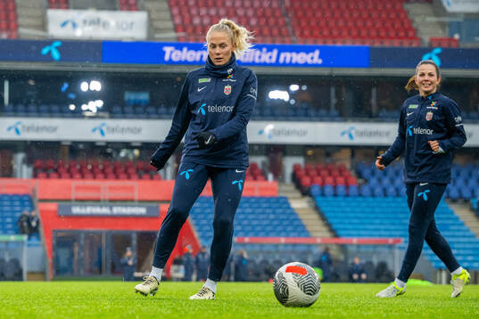 Guro Bergsvand of the Norwegian women's national football