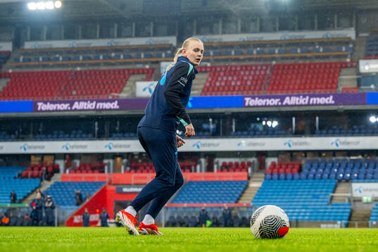 Karina Sævik of the Norwegian women's national football