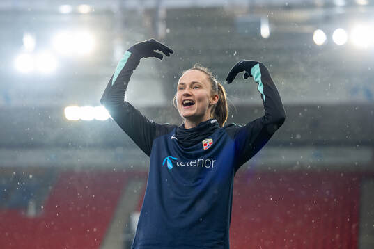 Caroline Graham Hansen of the Norwegian women's national