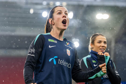 Tuva Hansen of the Norwegian women's national football team