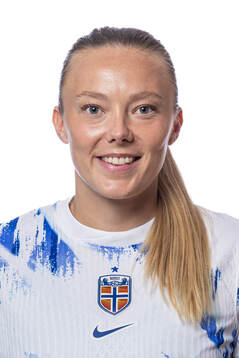 Synne Sofie Kinden Jensen of the Norwegian women's national