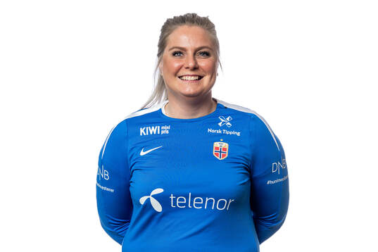 Rikke Kommedahl Berg, physio of the Norwegian women’s