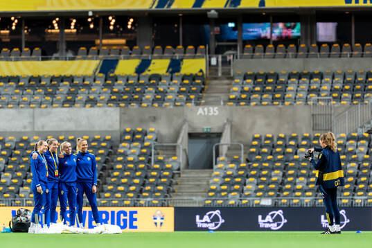 Magdalena Eriksson, Linda Sembrant, Hanna Lundkvist and