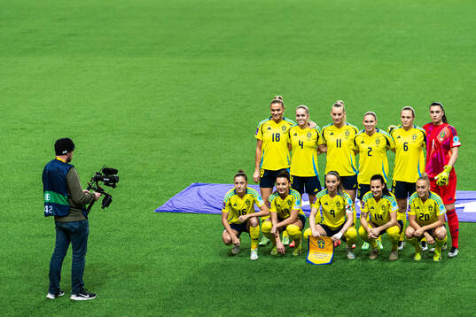 The starting eleven of Sweden