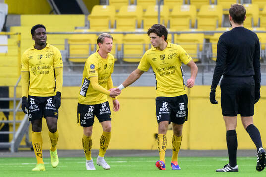Elfsborgs Besfort Zeneli jublar