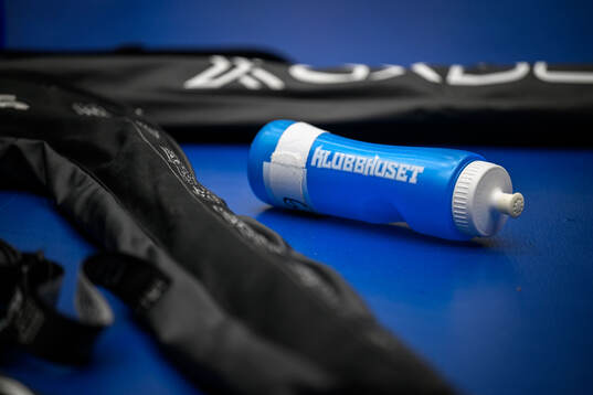 A water bottle