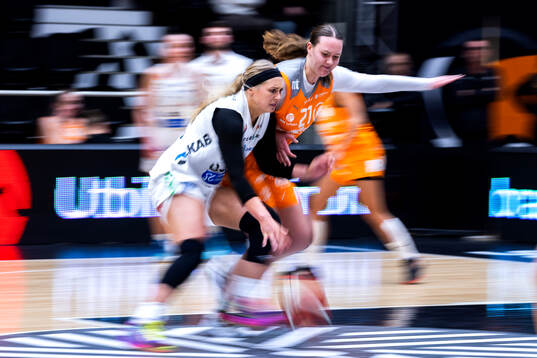Luleås Jessica Lindstrom och Kajsa Åhlberg