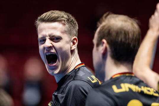 Niklas Rutz of Germany celebrates
