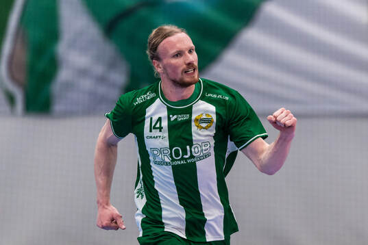 Hammarbys Henrik Olsson jublar