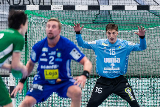 Ystad IFs målvakt Erik Hvenfelt